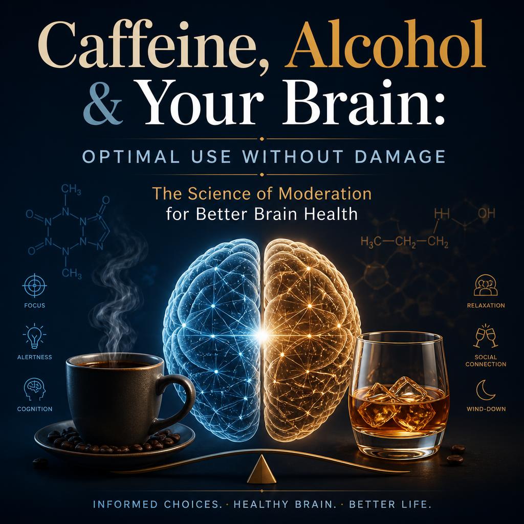 Caffeine, Alcohol & Your Brain: Optimal Use Without Damage The Science of Moderation for Better Brain Health