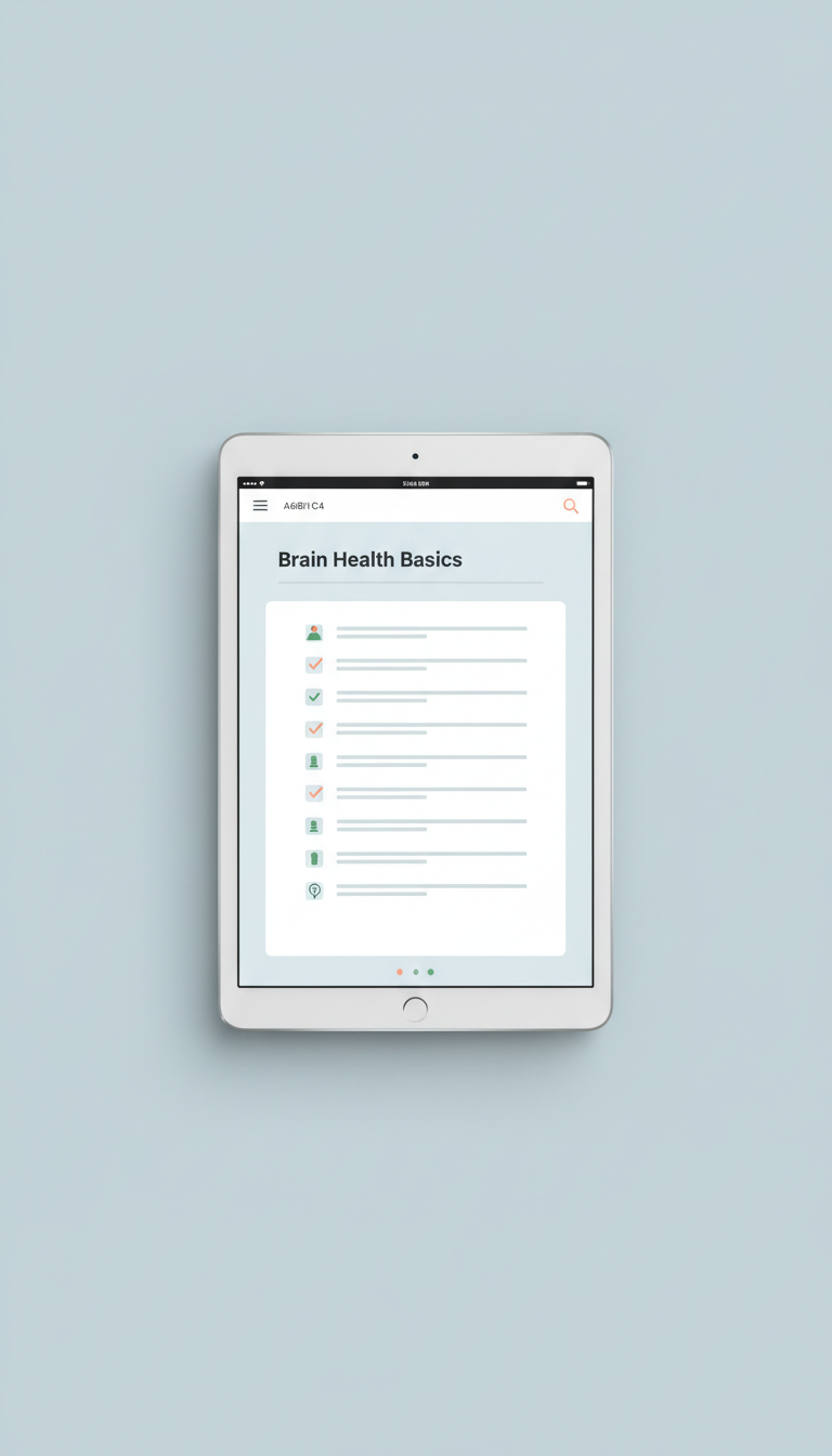 Digital ebook: brain health basics